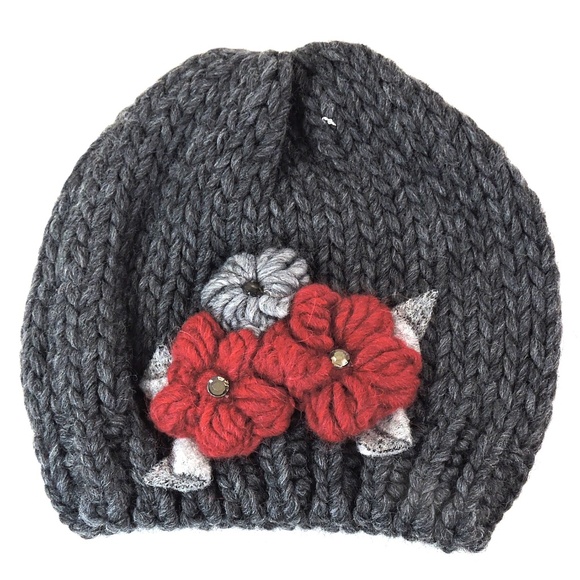 GELSO BIANCO ?? WOMEN\'S DARK GREY WOOL/ALPACA WINTER COMFORT HAT main image 2